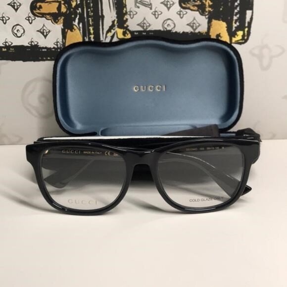 Luxury New Authentic Gucci GG1344O 005 Eyeglasses - Picture 10 of 11